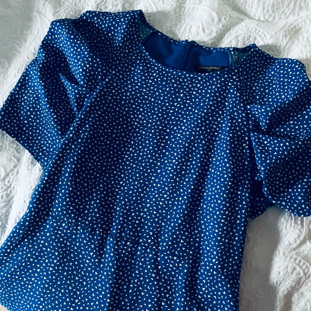 Banana Republic Puff Sleeve Dress